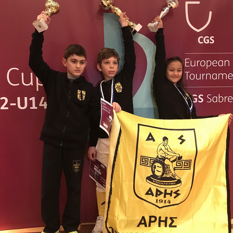 Μεγάλη επιτυχία για τους ξιφομάχους του ΑΡΗ