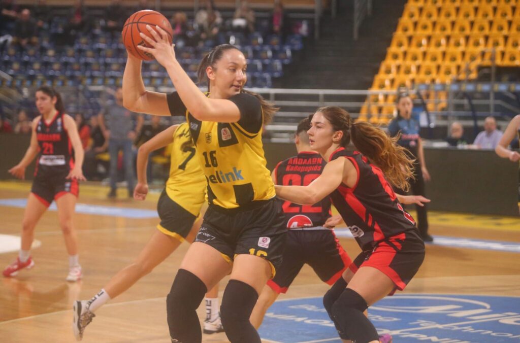 Μπάσκετ Γυναικών: Άνετη νίκη επί του Απόλλωνα Καλαμαριάς και πρόκριση στα ημιτελικά του πρωταθλήματος
