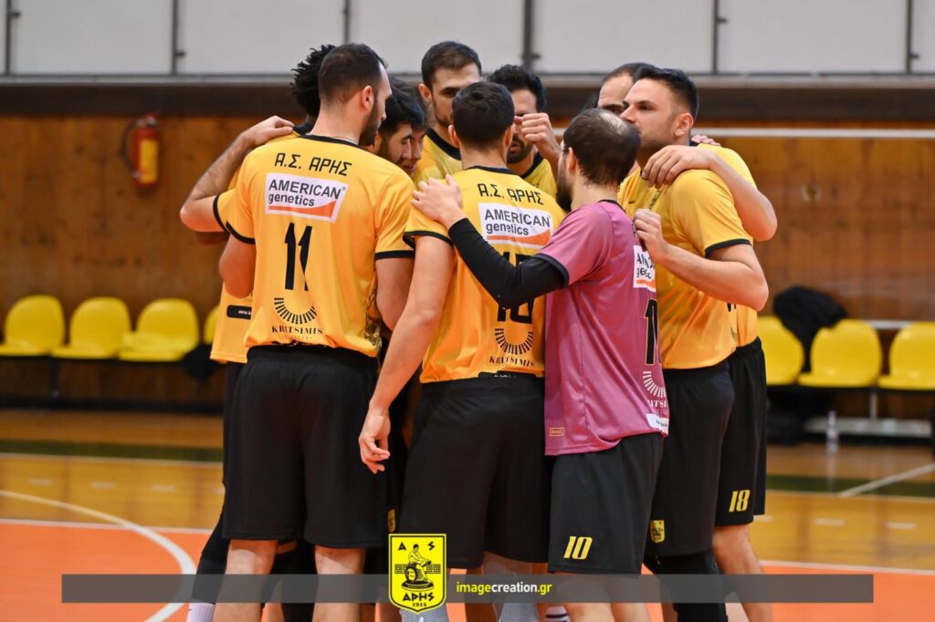 Βόλεϊ Ανδρών: Εύκολη νίκη επί του Φοίνικα Πολίχνης και πρόκριση για τον ΑΡΗ στο Κύπελλο