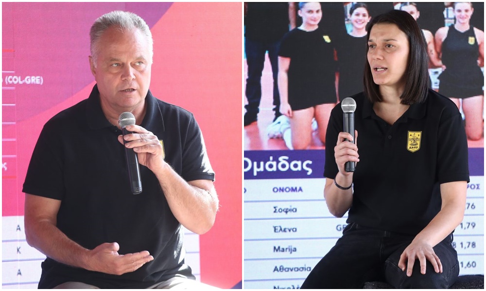 Βόλεϊ Γυναικών: O κόουτς Πάτρας και η αρχηγός Μερτέκη στην παρουσίαση της Volley League