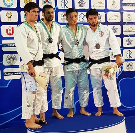 1ος ο Αζωίδης  στο Ασιατικό Όπεν (Τζούντο) του Καζακστάν