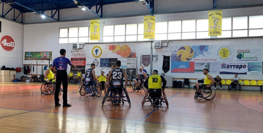 Μπάσκετ με Αγωνιστικό Αμαξίδιο: Σπουδαίος αγώνας παρουσία της Προέδρου της Δημοκρατίας