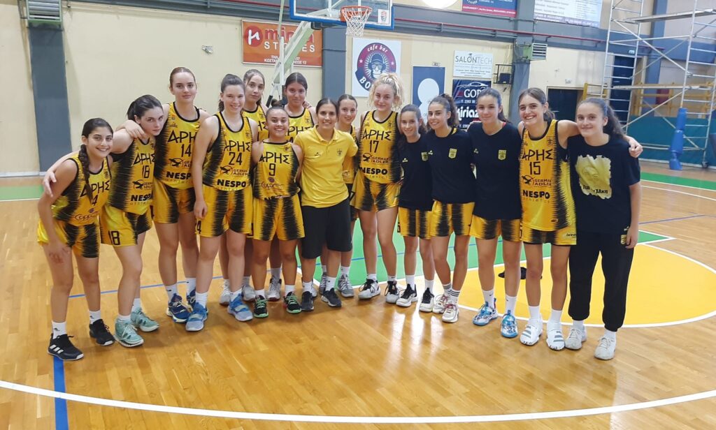 Μπάσκετ Κορασίδων: Διπλό του ΑΡΗ στο Νέο Ρύσιο