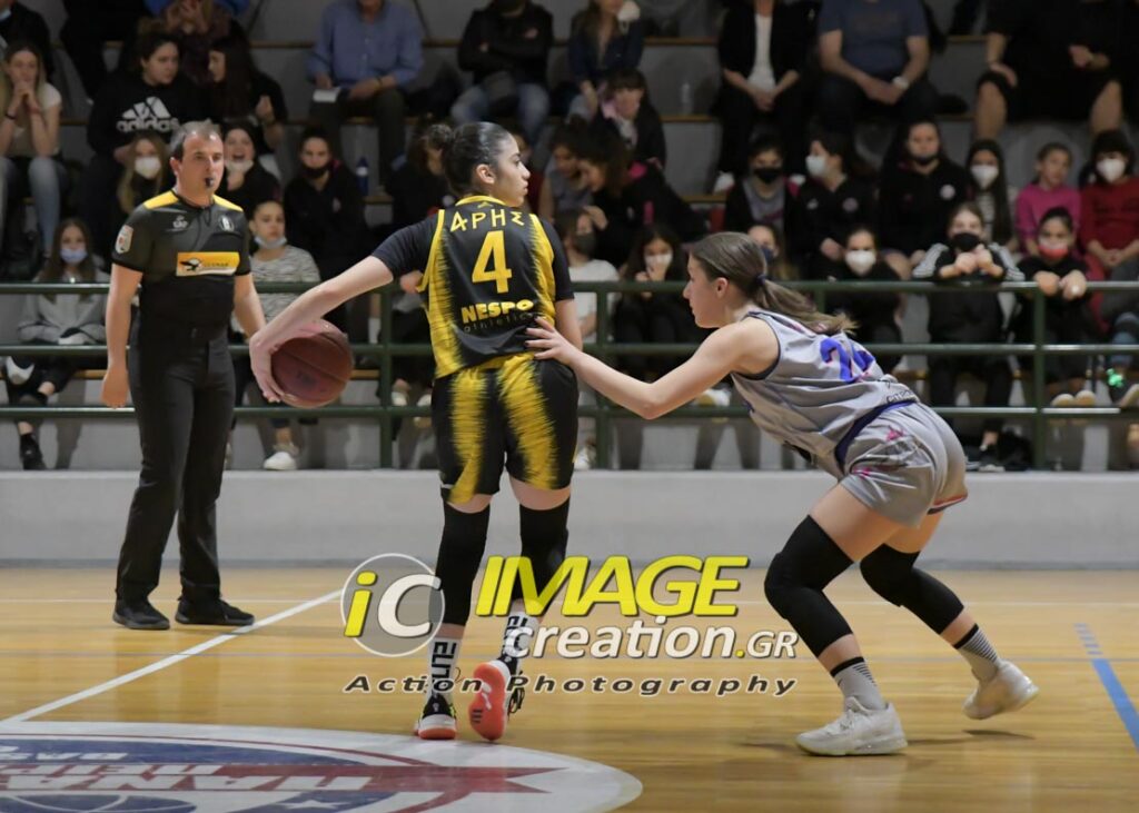 Μπάσκετ Νεανίδων: Στη δεύτερη θέση της Θεσσαλονίκης ο ΑΡΗΣ