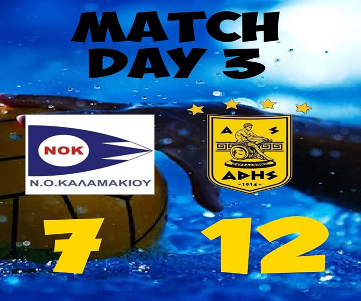 Πόλο Ανδρών: Νίκη στην Αθήνα επί του ΝΟ Καλαμακίου