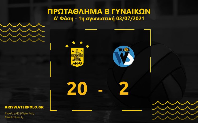 Πόλο Γυναικών: Ξεκίνημα με άνετη νίκη για τον ΑΡΗ