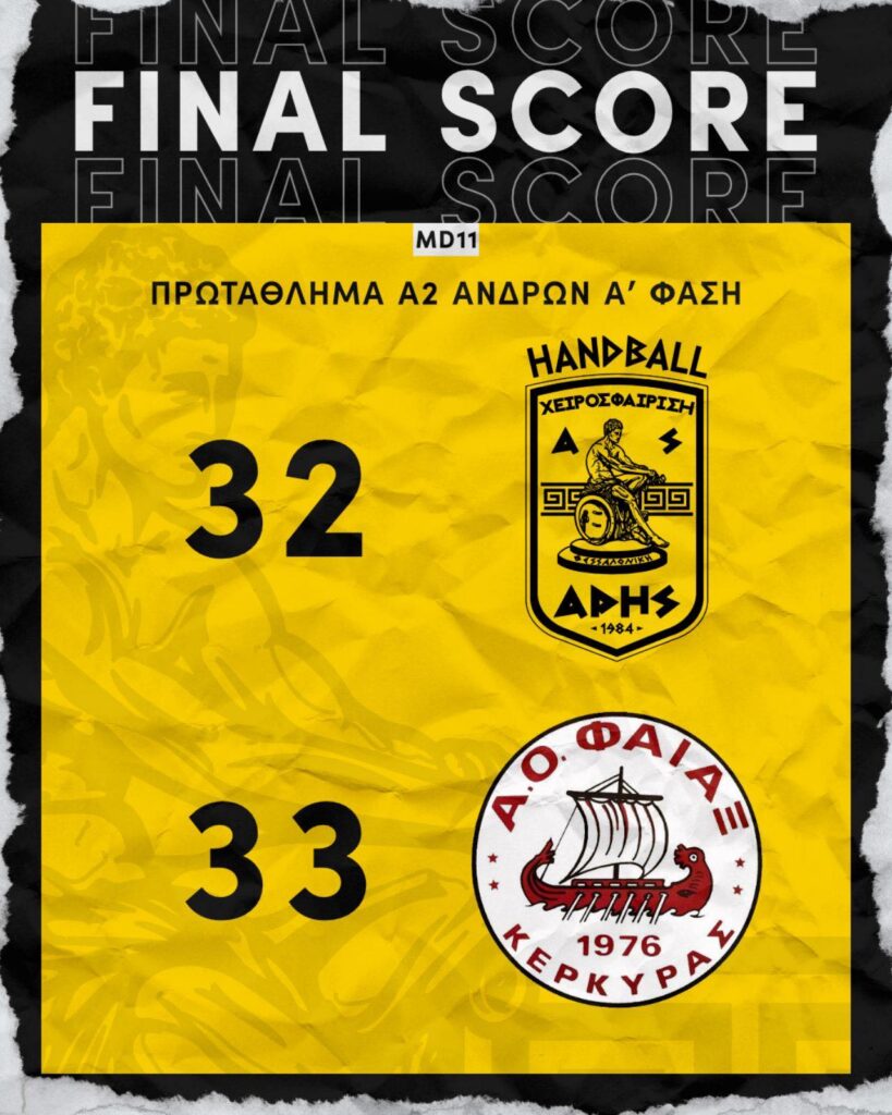 Χάντμπολ Ανδρών: Ήττα στις λεπτομέρειες από τον Φαίακα Κέρκυρας